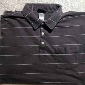 Patagonia Organic Cotton Gray/Lime Green Polo